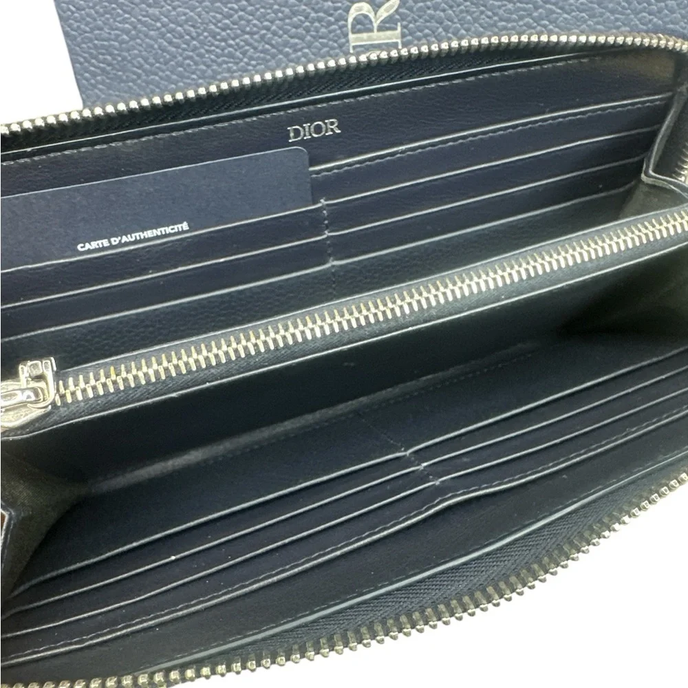 Dior CD icon zip long wallet